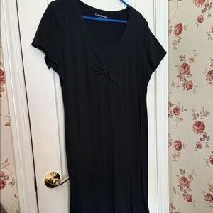 🖤 Croft & Barrow Black Short Sleeve Top Sz PXL NEW